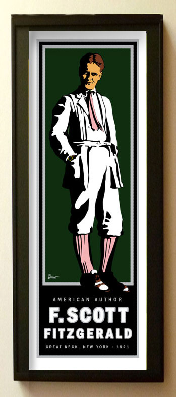 graphic portrait of f scott fitzgerald