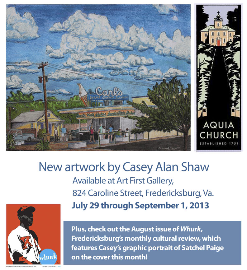 Latest paintings and prints by Casey Alan Shaw, October 2014