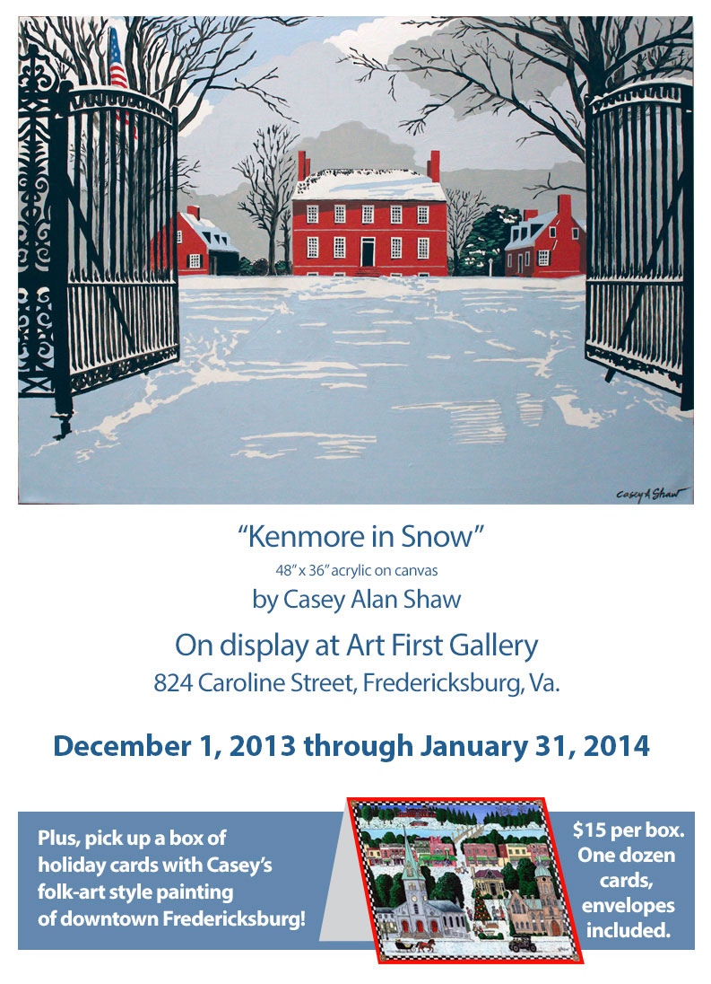 Latest paintings and prints by Casey Alan Shaw, December 2014