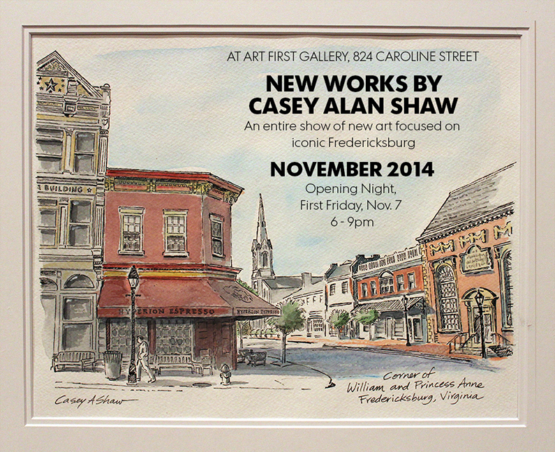 Latest paintings and prints by Casey Alan Shaw, October 2014
